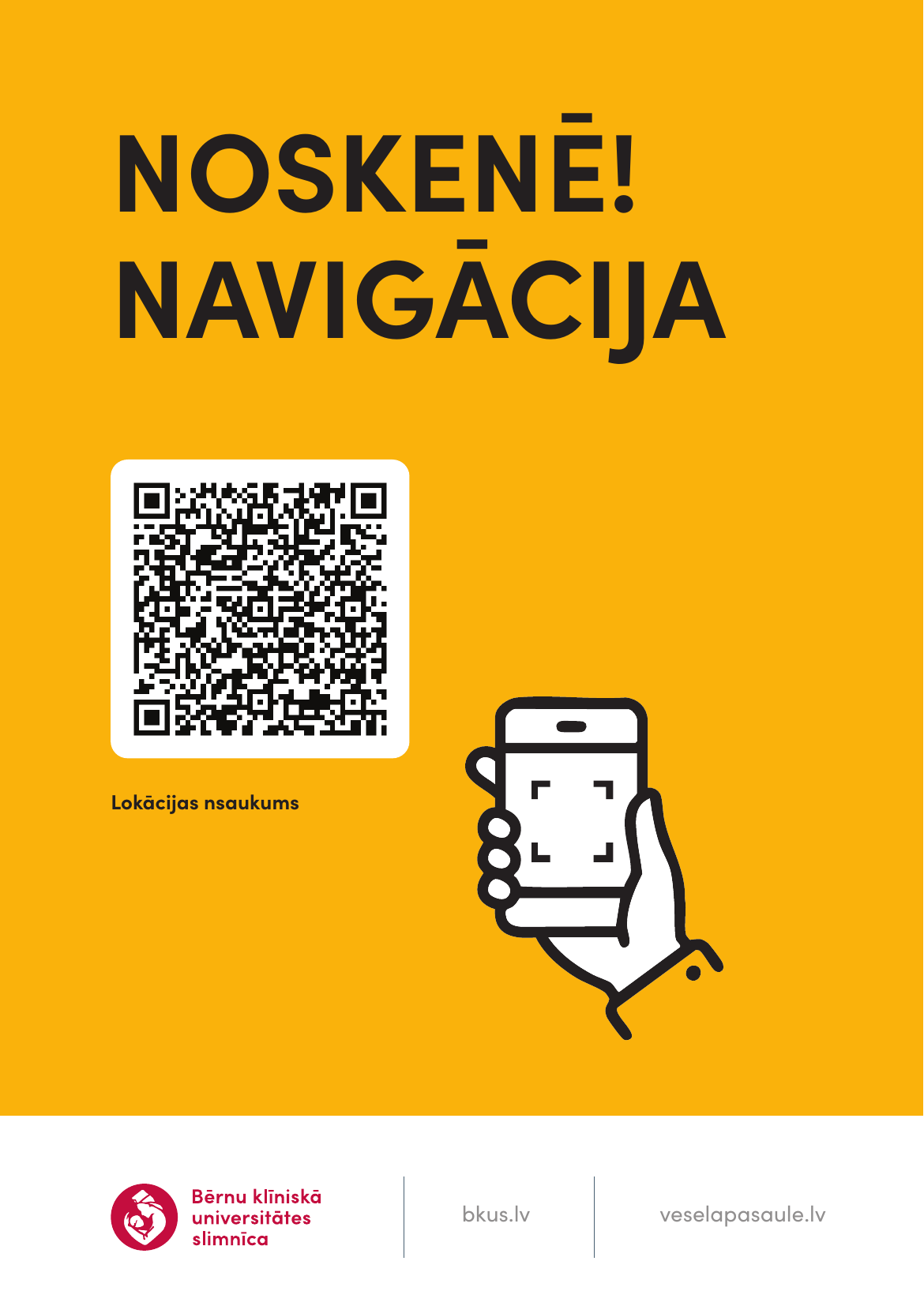 Scan and navigate BKUS QR poster